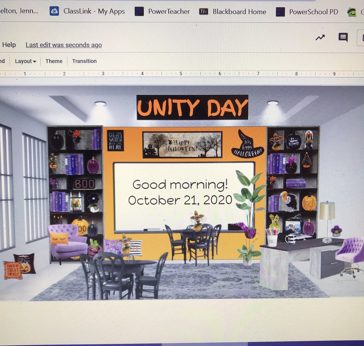 JCMelton88's tweet photo. It’s Unity Day! @TheFarmAACPS #UnityDay2020 #aacpsawesome #WearOrange https://t.co/2yFkGj4reC