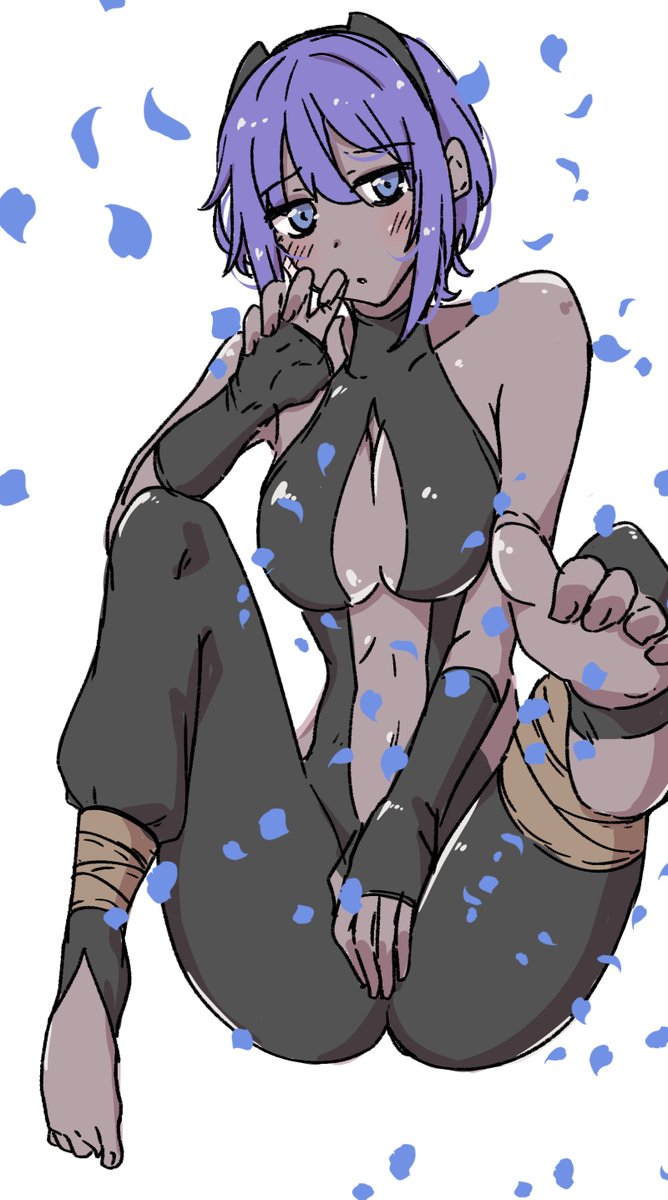 アサシン(フラグメンツ) 「シンプルな線と塗りで描いてみた静謐ちゃん #FGO 」|ゆーま 新作DL販売中のイラスト