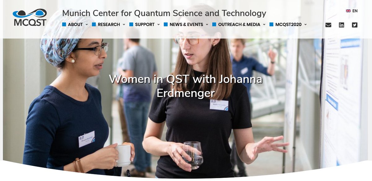 IQSTpress's tweet photo. Don't miss tomorrow's seminar on "Black holes and #quantum computers" and women's networking event, organized by our Quantum Alliance partner @MCQST_cluster 
More info and registration here: https://t.co/6odciBSZ6J
#WomenInSTEM #womeninscience https://t.co/Xic7mKE95c