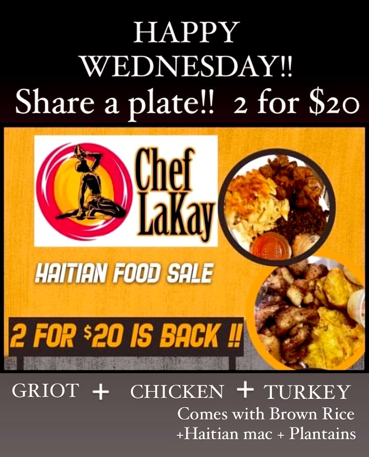 Shiloh_Jah's tweet image. HAPPY WEDNESDAY!
YOU KNOW THE DEAL
2 FOR $20 DEAL
$10 TURKEY. // $10 Griot. // 
$10 chicken 
SERVING @ 2-9pm
CALL // TEXT TO ORDER ☎️ 📲 
#famu21 #famu20 #famu19 #famu22 #fanu23 #fsu21 #fsu20 #fsu19 #fsu22 #famu23 #tcc19 #tcc20 #tcc21 #tcc22 #tcc23  #pickup