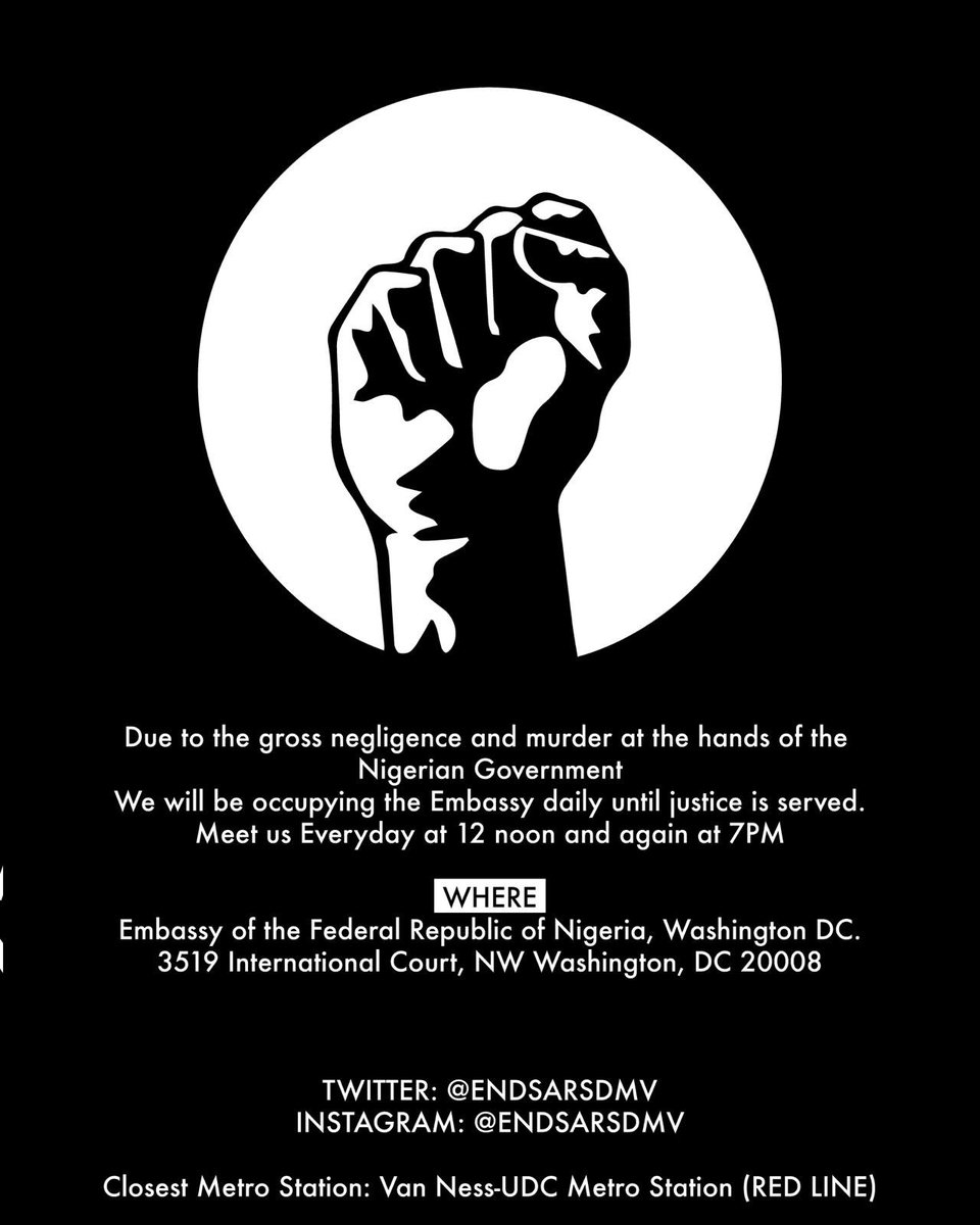 #EndSARSDMV tweet media