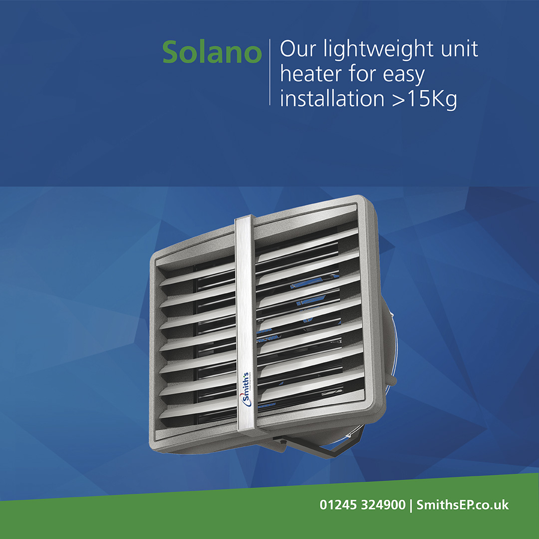 SmithsEP_UK's tweet photo. Smith's Solano range of High Performance Hydronic Unit Heaters can be wall or ceiling mounted. Visit the products section of our website for more information or call us on 01245 324900. #Solano #Lightweight #Hydronic #unitheaters #5yrWarranty #ThinkSmiths #commercialheating https://t.co/aCttlBCG3j