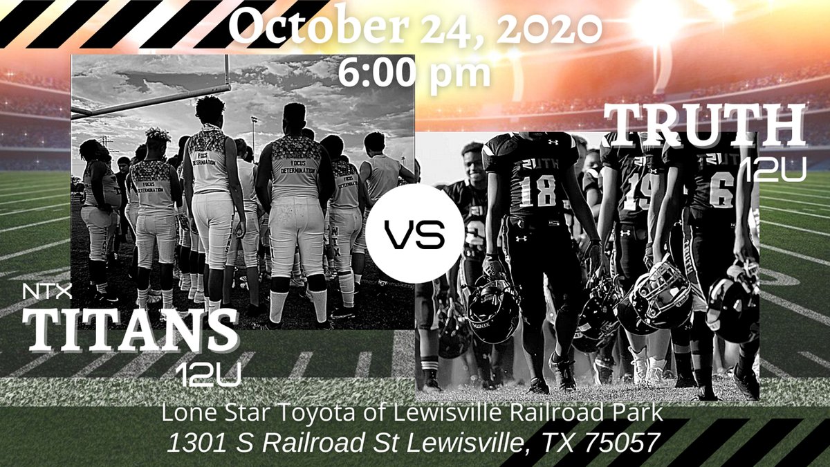 rickjtx's tweet photo. #NTXTITANS with a nice match-up teed up for this Saturday vs. Truth @ 6pm!! https://t.co/9HJsCqGIui