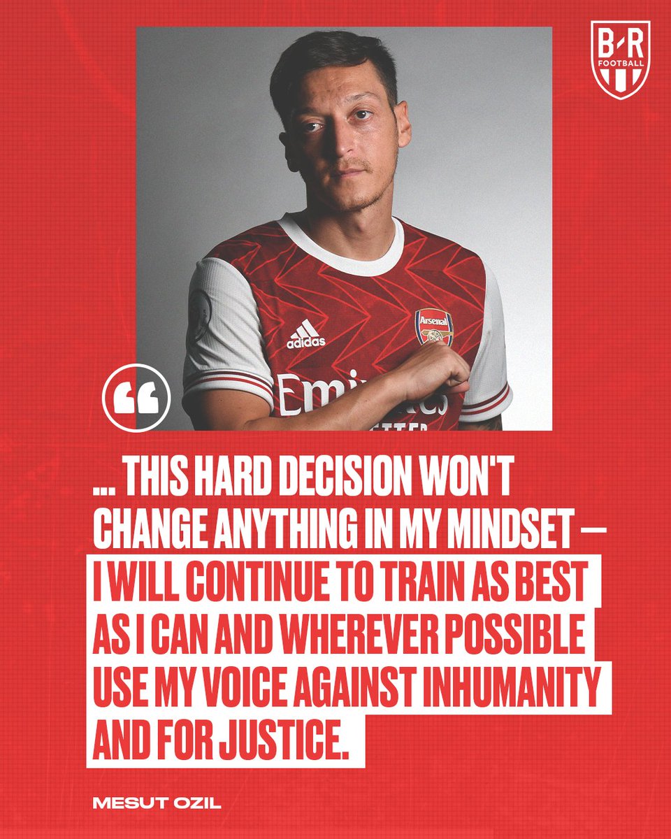 brfootball's tweet photo. Mesut Ozil on being left out of Arsenal’s Premier League squad 👀 https://t.co/pX5ddFtiEv