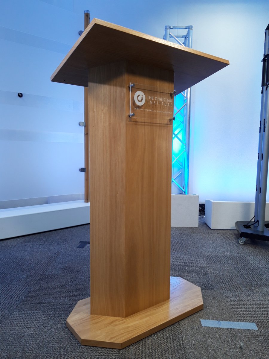 We have been delighted to both support and work with <a href="/christianorguk/">The Christian Institute</a> on their recent project. Shown is our Presentation Lectern 08 in an oak finish. 

#ukmfg #ukmanufacturing