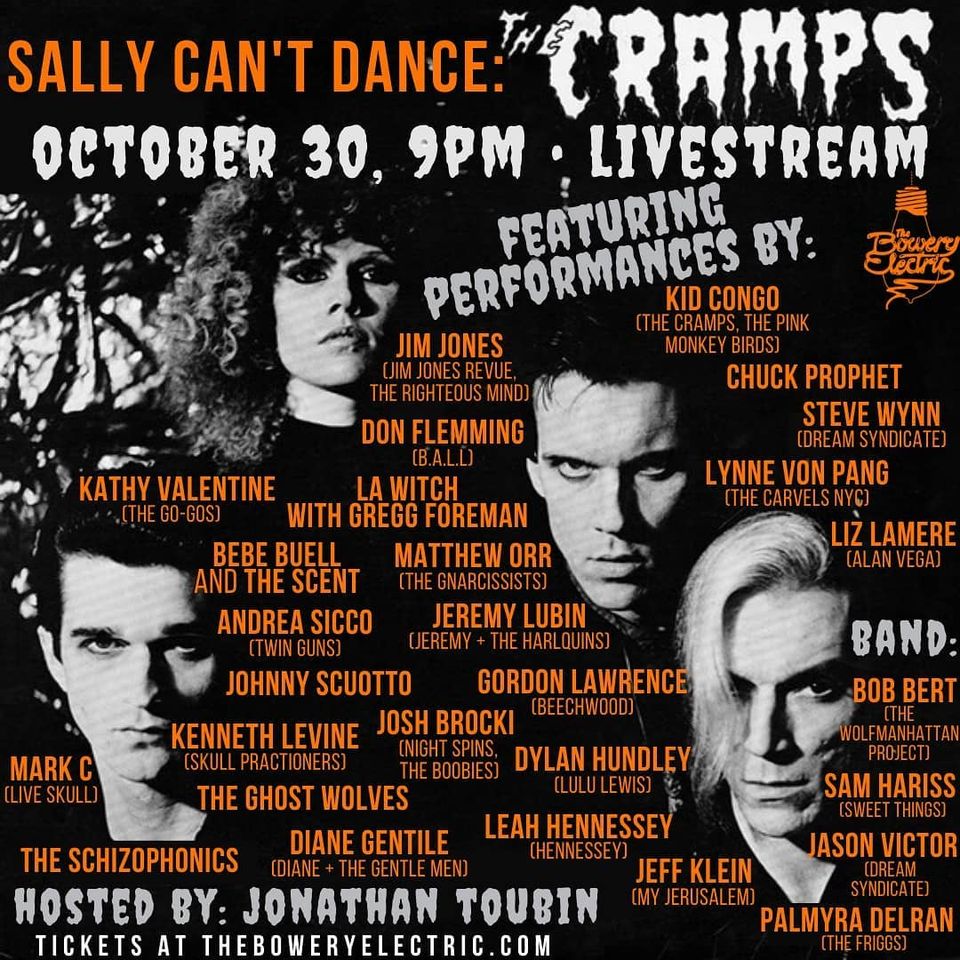 Jim Jones Righteous Three! Live lockdown recording of Cramps songs in support of <a href="/boweryelectric/">The Bowery Electric ⚡️</a> New York
Tickets - bit.ly/3jk3vxM