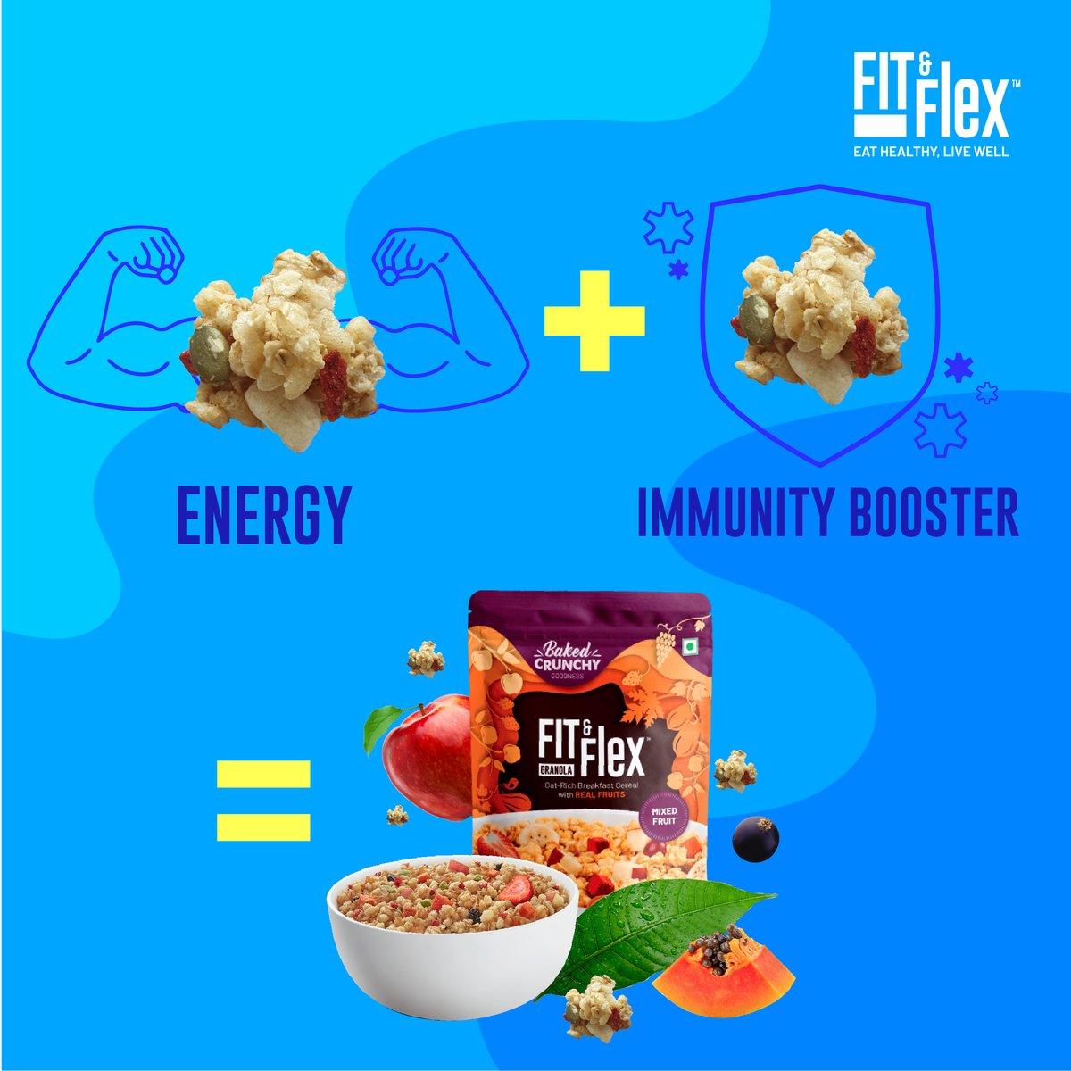 FitnFlexGranola's tweet photo. Prepping for the festivities requires a lot of energy. We are here to help! Order our delicious granola which is filled with prebiotic fibers and iron today.
#navratri2020 #day5 #NineColoursNineDays #garba #navratrispecial #india #durga #jaimatadi #devi #dandiya #durgapuja https://t.co/GB1n14M9Jl