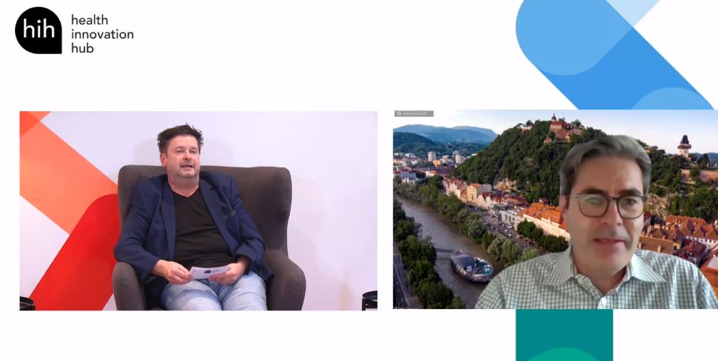 <a href="/kainamti/">dr Kai U. Heitmann</a> und Stefan @Sabutsch Leiter Standards und Usability #ELGA in AT , live aus Graz - auch Österreich näherte sich langsam an #SNOMED seit 2019 ist die ELGA Competence-Center #hihWeb #Interoperabilität