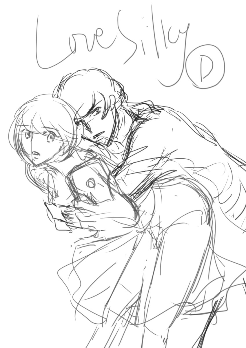 滅多にない表紙降臨なので、内容とは少々離れたエロ風味でラフを山ほど描いた。しかも漫画テーマがSNSだから「スマホも描かねば」とはりきりすぎて、気づくとハメ撮…(自己規制)。#ラフスケッチ #lovesilky #booklive 