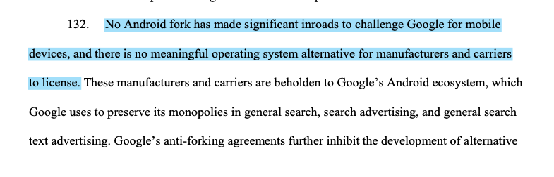 The complaint consistently argues that Google should develop and give away products for free, and that if it does not, it is acting anticompetitively. This is not a workable model of how businesses should operate.