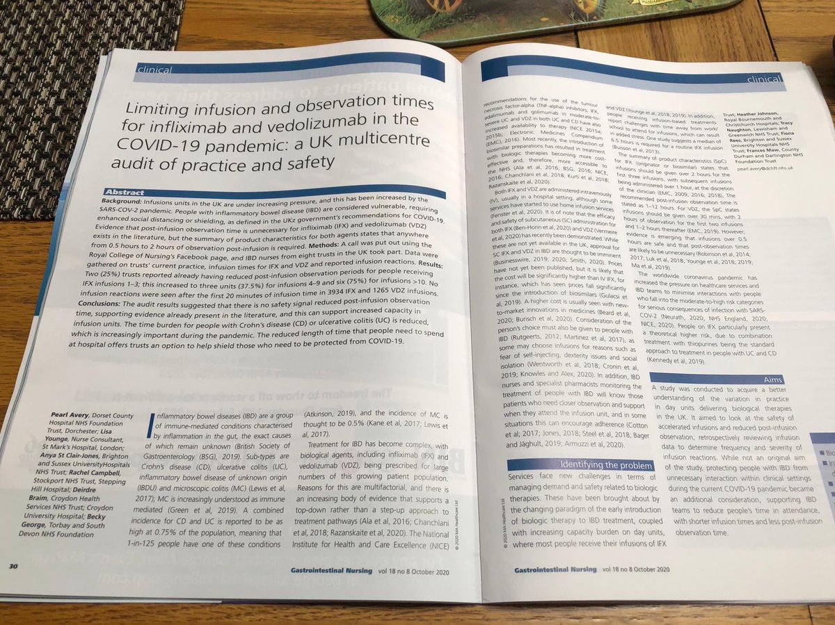 <a href="/LisaYounge2/">Lisa Younge</a>  just sent me this picture <a href="/ibdnurse/">Rachel Campbell 💙</a> Heather Johnson <a href="/UHD_NHS/">University Hospitals Dorset NHS Foundation Trust</a> Becky George  <a href="/francesashaw/">frances maw</a> Fiona Rees and Anya St Clair-Jones  Tracy Naughton Dee Briam and <a href="/DCHFT/">Dorset County Hospital NHS Foundation Trust</a> #collaboration #Teamwork thank you all for the contribution #IBDNurses #ChallengeTheDogma