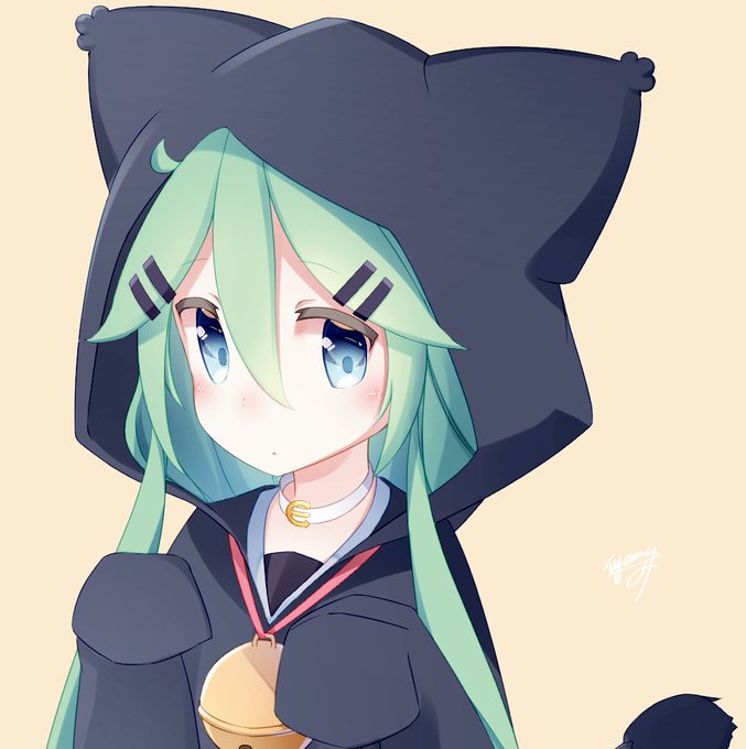 猫耳フードのtwitterイラスト検索結果