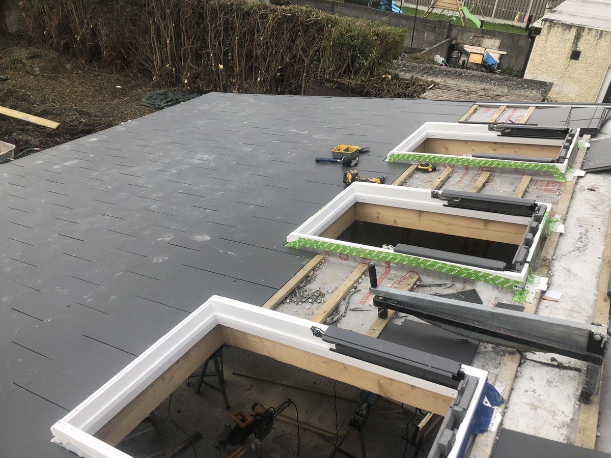 Roofer_247's tweet photo. New Slate &amp; Velux installation on a extension in #Ashtown. We are delighted with the project so far will keep yous posted with the finished project! 

 ☎️ (086) 405 1965
 🏠 https://t.co/JlwMpoB8v6
 💬 Send us a message

Don’t wait till it’s too late! https://t.co/CV9bb7NbHj