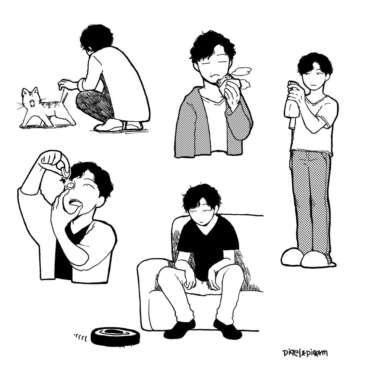 椿子ちゃんが 空飛ぶ広報室 をみて空井におちました やったーー 伊吹と空井 Piqel Piqerm ピケルピケルム の漫画
