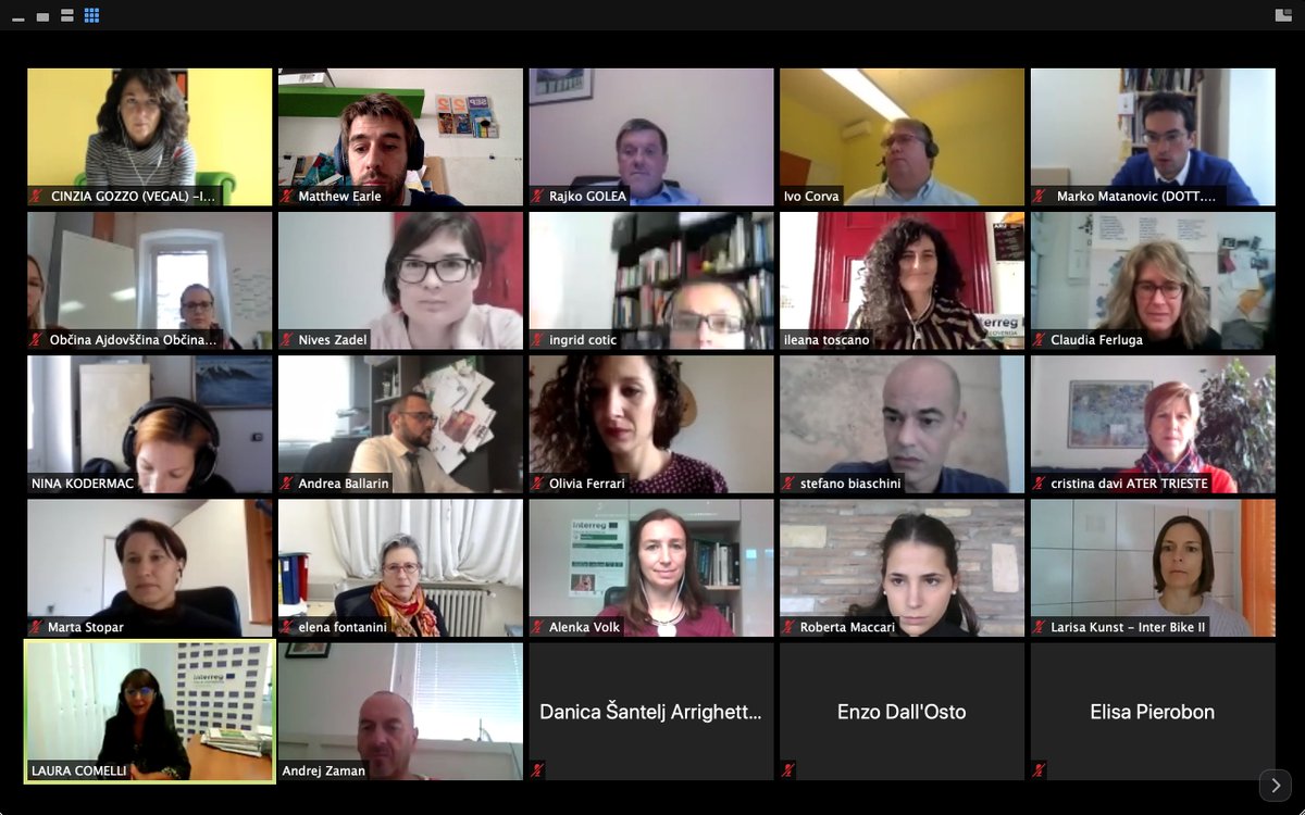 ENERGYweCARE's tweet photo. 📷 Postcards from the “Pianifichiamo insieme - Skupaj načrtujemo” workshop of today.

💡 #EnergyCare facilitated the online meeting, where a lot of innovative ideas for new @InterregITASLO  project proposals emerged. https://t.co/Q0I8GT6LYC