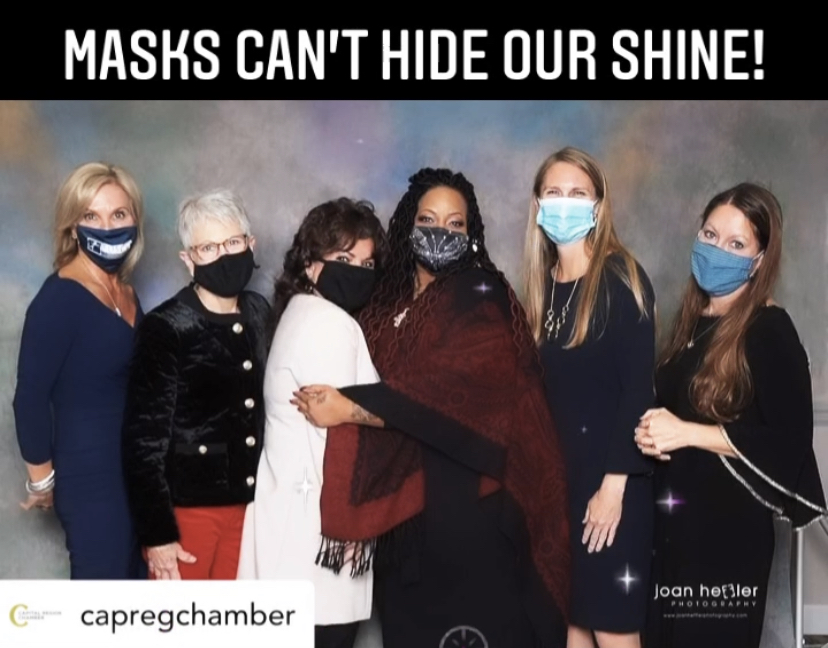 Masks can’t hide our shine! @AlbanyCanCode @thefoodpantries @capregchamber @WBCVoice  #WomenOfExcellence