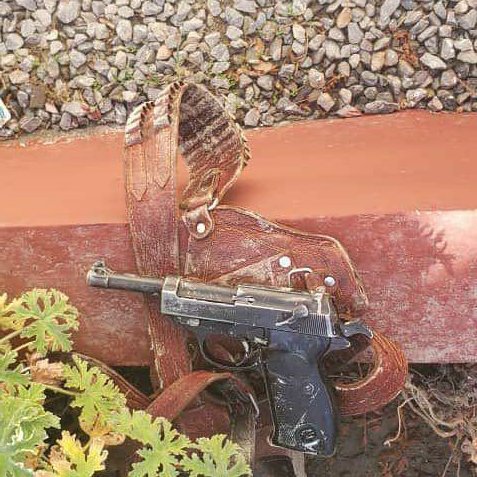 #Afghanistan: A failed assassination of an NDS agent in Bagrami near Kabul lead to the capture of a Walther P4/P1.
via @RisboLensky https://t.co/zKPmn86uL9
