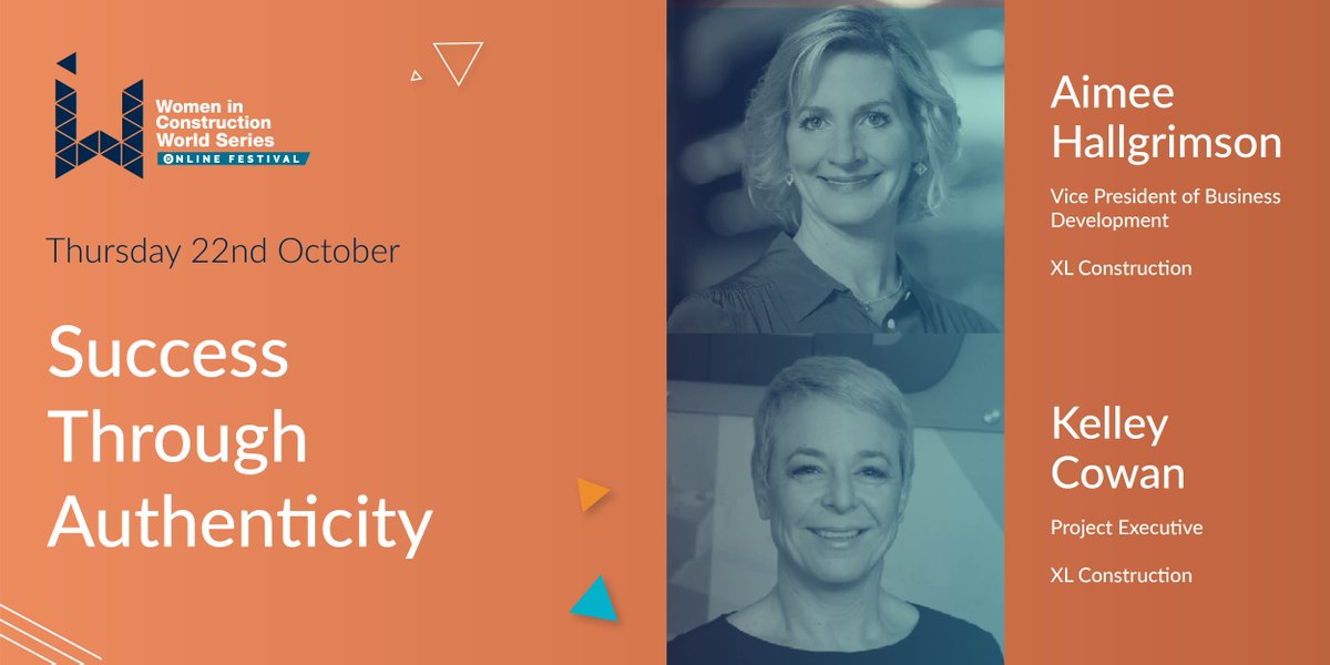 Session Alert! Don't miss "Success Through Authenticity", with Aimee Hallgrimson and Kelley Cowan on Thursday 22nd October. Brought to you by XL Construction. hubs.la/H0ycH2f0