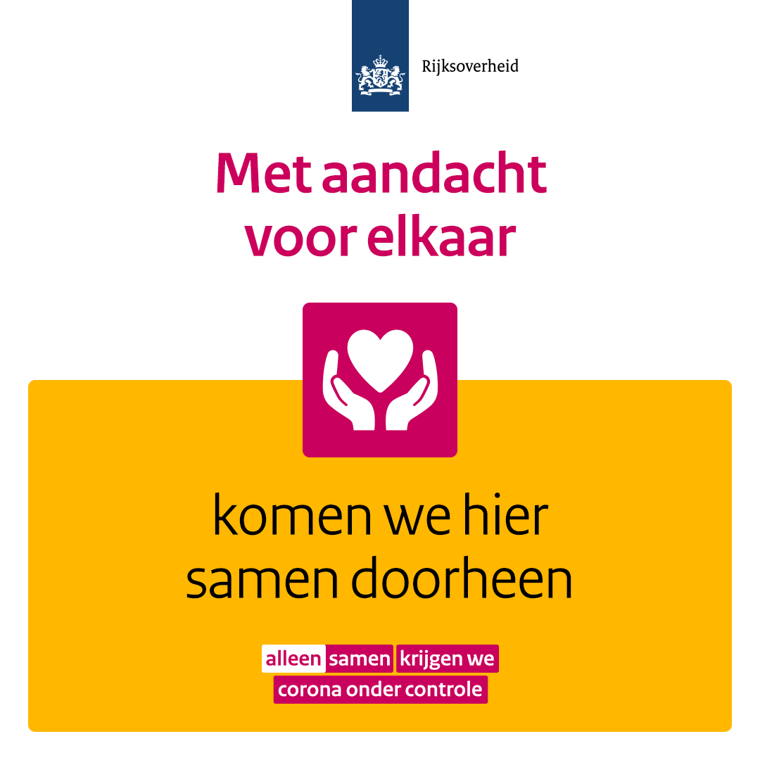 Het coronavirus raakt ons allemaal en volhouden is lastig. Vandaag start de periode van 'Aandacht voor elkaar', om samen door deze tijd heen te komen. Bekijk activiteiten bij jou in de buurt ⤵️ aandachtvoorelkaar.nl/activiteiten
#Aandachtvoorelkaar #AlleenSamen