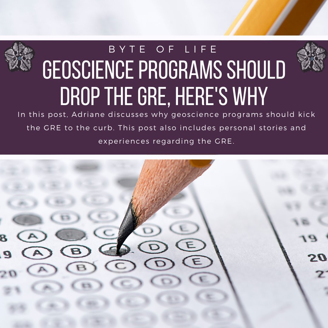 TimeScavengers's tweet photo. In this #ByteOfLife, we summarize studies that show the GRE is not a good indicator of success. We also provide personal stories & experiences related to the GRE. #GRExit https://t.co/GxlPJWEOvH https://t.co/HormyLGBW3