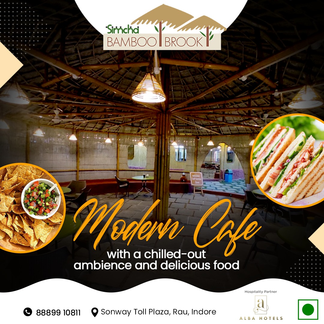 SimchaIsland's tweet photo. #BambooBrook is a scenic cafe close to the heart of nature, made up of soft bamboos amidst river and greenery.
Visit soon to enjoy relaxing ambience with delicious food.
📞 Call us for booking - 8889910811
#SimchaIsland #Indore https://t.co/HLAouf5XhD