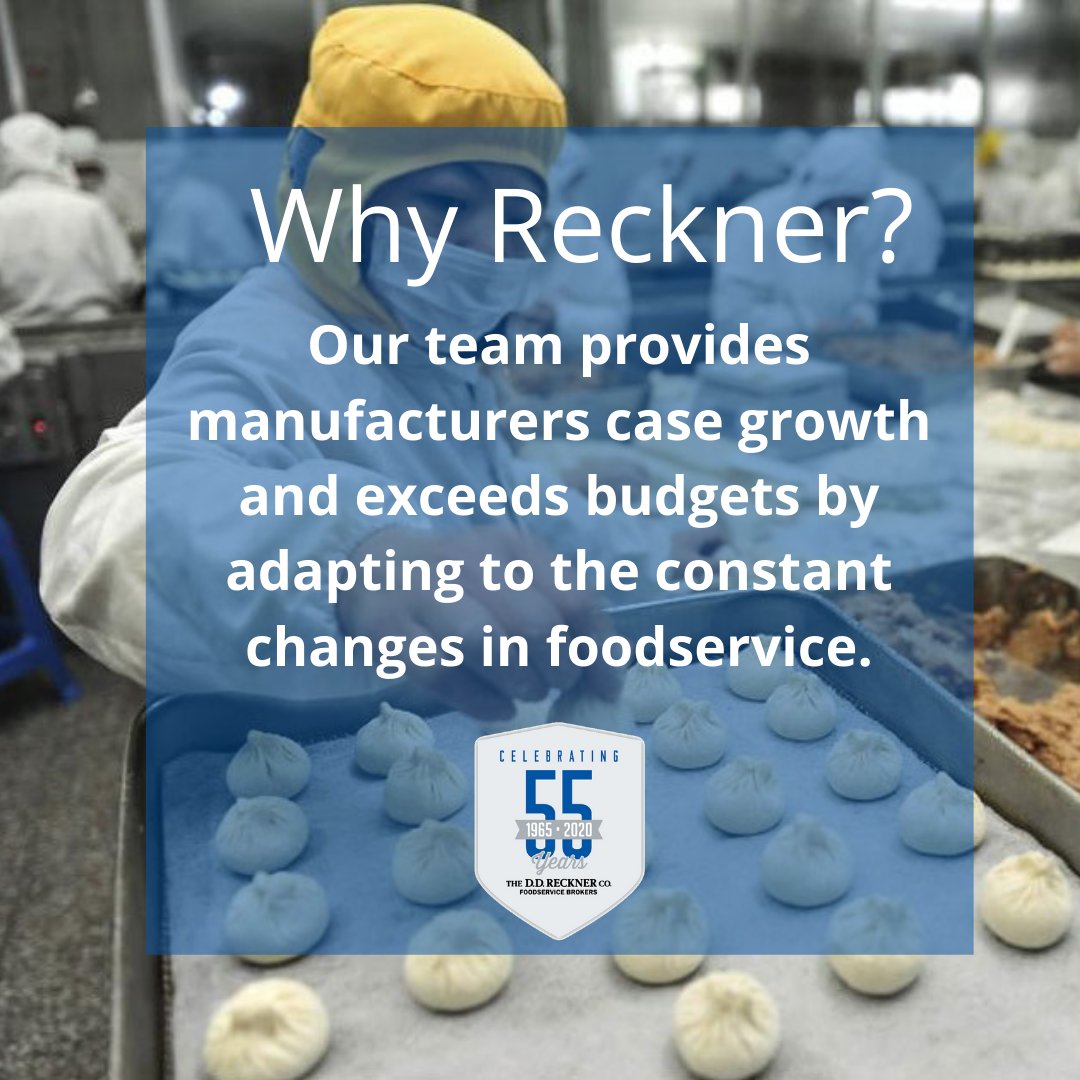 We believe that all broker sales agencies should devote their energies to their craft in order to be among the best informed and the most capable industry representatives in each market.

Find more at ddreckner.com

#RecknerFoods #healthyfoods
