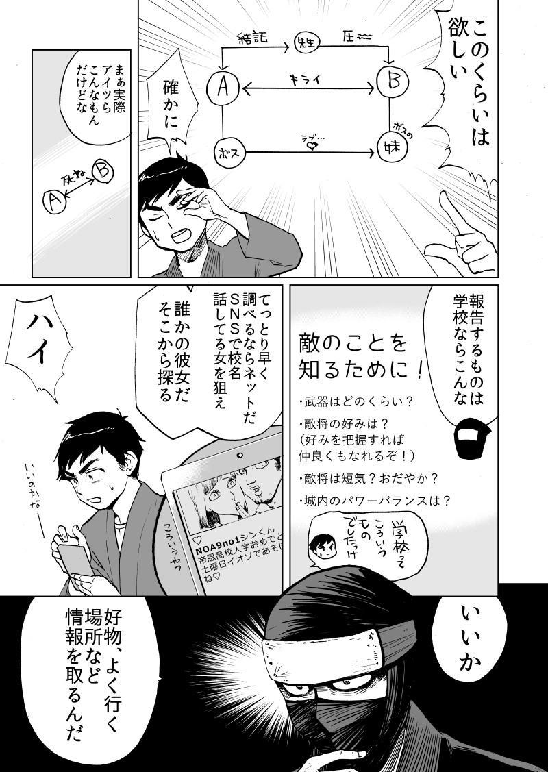 【情報屋になるために忍者に弟子入りする話5/10】
その5

#JR忍者 #創作漫画 #漫画が読めるハッシュタグ 