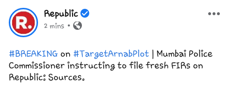 _its_Sakshi's tweet image. I think Mumbai police has no other work ...😂😂😂😂

#TargetArnabPlot