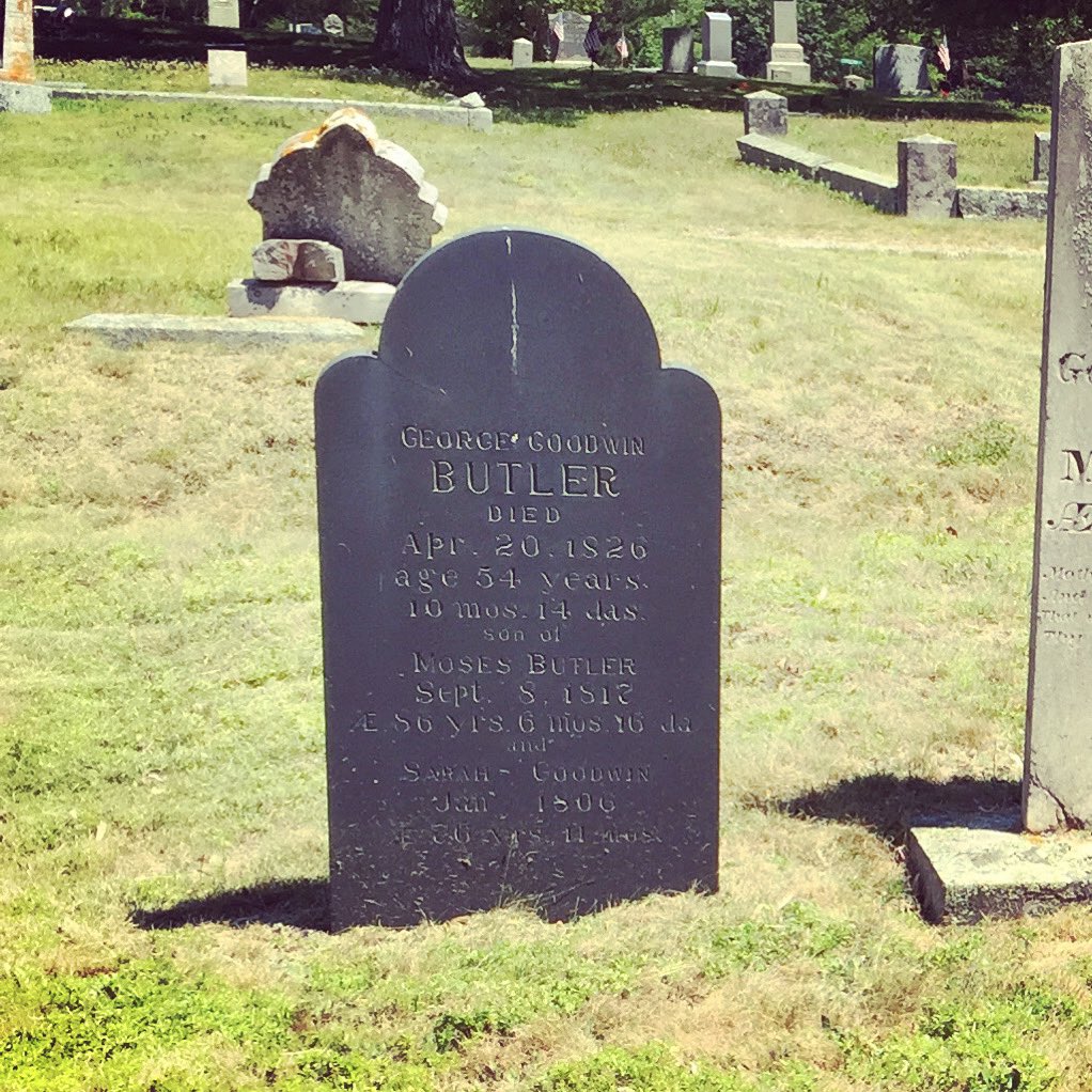 The resting place of George Goodwin Butler. @ Bayview Cemetery
Franklin, Maine. I think we might have to take a trip over there! 🖤 ⚰️ #theboxofoddities #podcast #true #weird #podernfamily #maine #cemetery #ghost https://t.co/70LQYw2ej9