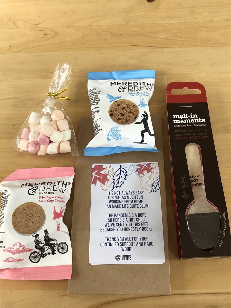 sallyone's tweet image. Lovely surprise in the post today. Thanks @teamlewisglobal #WFH #teamspirit