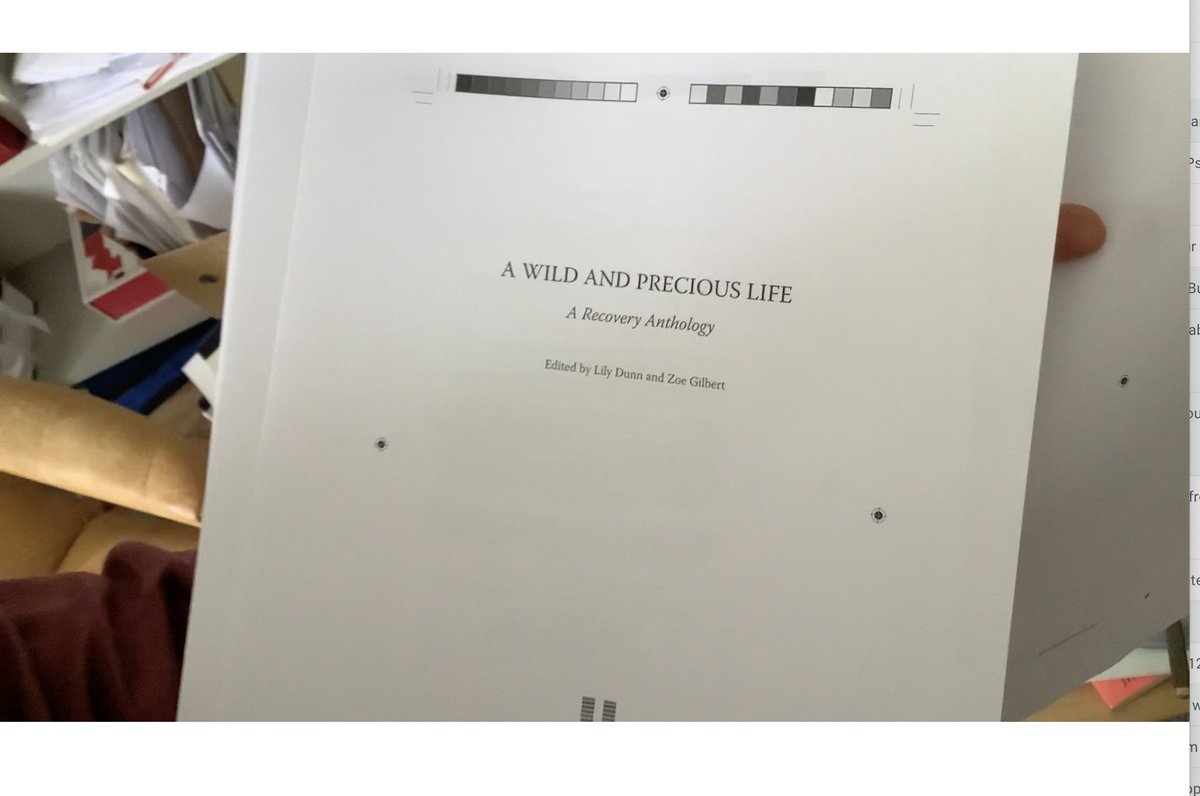 Lilydunnwriter's tweet photo. Look at what just came knocking on my front door... the page proofs for our this Wild and Precious thing of beauty. Thank you @unbounders https://t.co/0Xvc5JXuV8