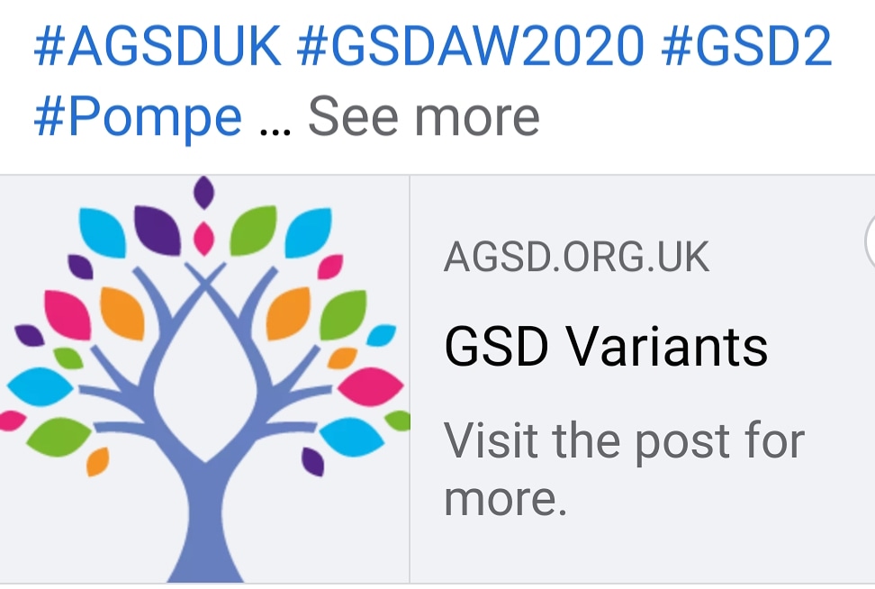 GSD awareness week 
Current groupings of Glycogen Storage Diseases (some have been recategorised as subsets of another GSD as the science advances)
These are under diagnosed as so rare
Contact AGSD-UK for info  
#HopeTravels #Pompe
#AGSDUK #GSDAW2020
 agsd.org.uk/all-about-gsd/…