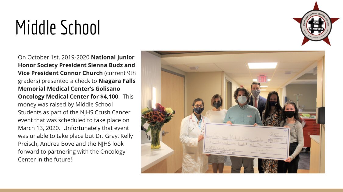 Wow! Amazing contribution, Starpoint National Junior Honor Society! I think there’s two future members of the Lock-In committee in this photo! 👏🏼 <a href="/StarpointCSD/">StarpointCSD</a>