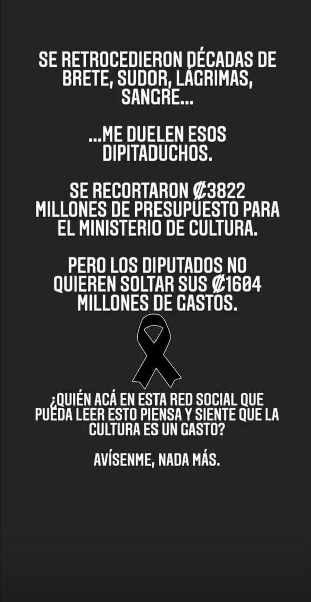 ethercheers's tweet photo. En #CostaRica a los artistas nos toman por una broma. #recorteencultura 
¡A la mierda nos mandaron! https://t.co/cmZepHe8U2