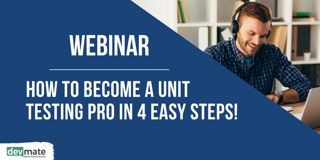 devmateSoftware's tweet image. Join our next webinar on the 29th of October, 10:30 a.m. 🎧

webinar.devmate.software

#devmate #webinar #unittesting #programming #softwareengineering #softwaredeveloper #coding #cleancode #bettercode #developers #softwarequality #automatedsoftwaretesting