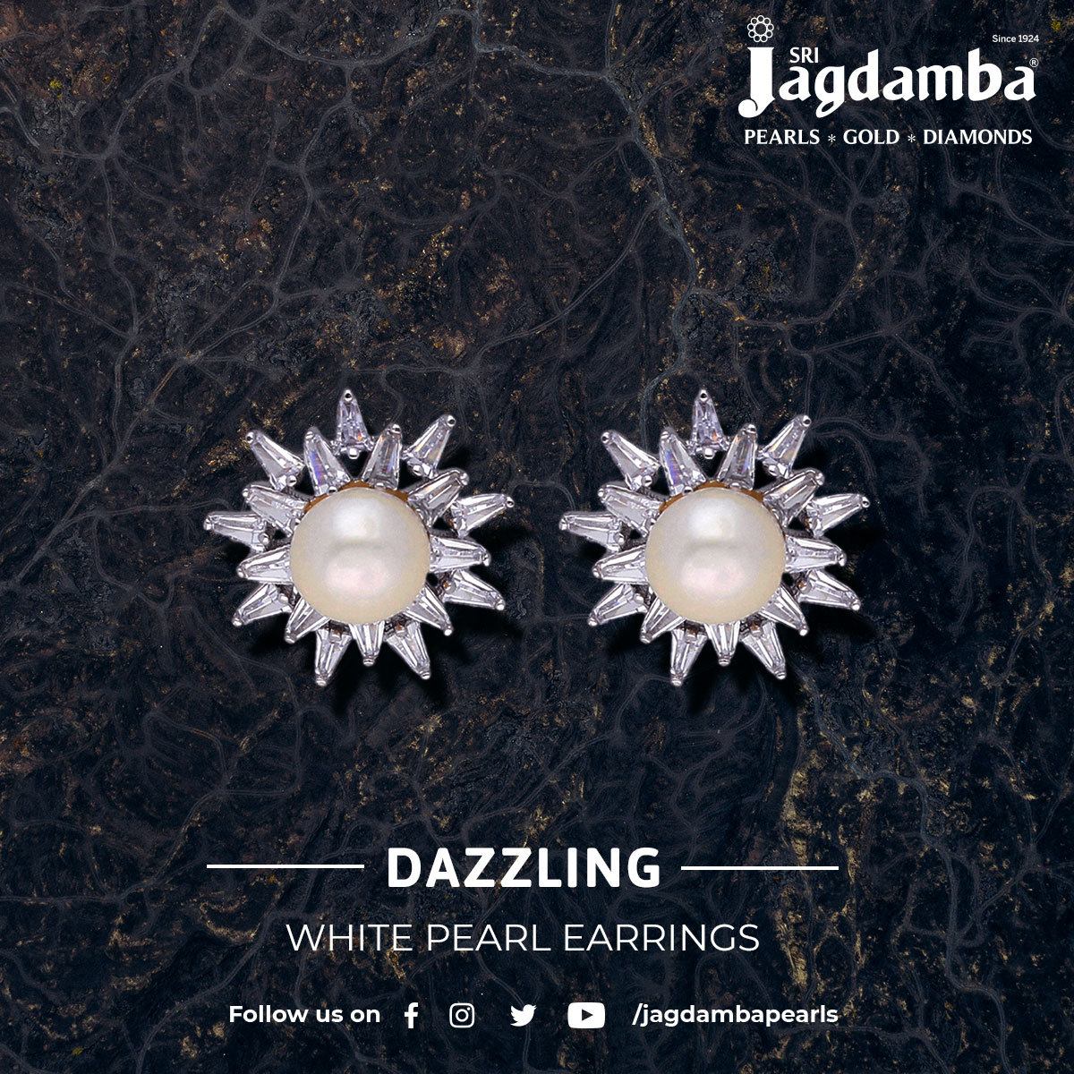 Buy Sri Jagdamba Pearls Dealer Shine Pearl Earrings for Women and Girls at  Amazon.in