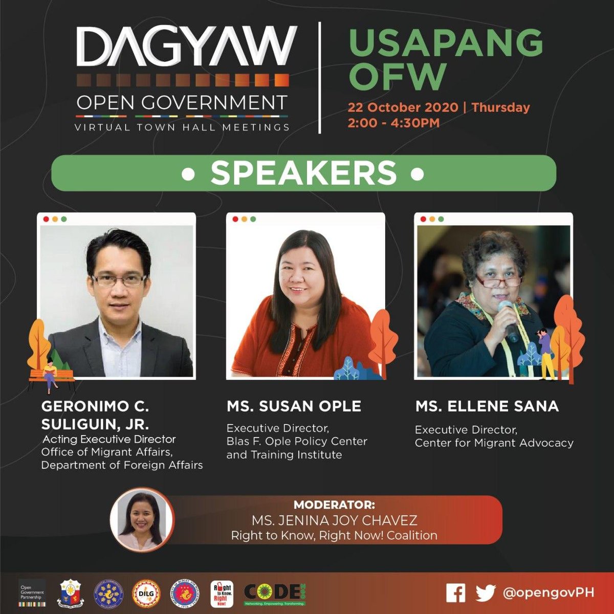 R2KRN_PH's tweet photo. Join us tomorrow for Dagyaw Episode 3: USAPANG OFW
Register here to get the Zoom link: https://t.co/u3SapES85M
#TransparencyNow #FOInow https://t.co/vlLoRfgLVg