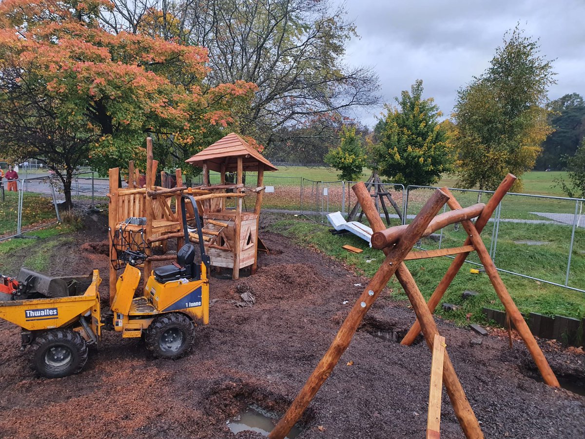 HawthornHeights's tweet photo. Works are well underway at Moss of Balloch Park for @WDCouncil! This stunning robinia equipment from @eibeplayLtd looks at home in this natural setting! π
Keep an eye on our page for future updates!
#designcreateplay #scotland #westdunbartonshire #playground #nature #natural https://t.co/2oR9Q0cwSC