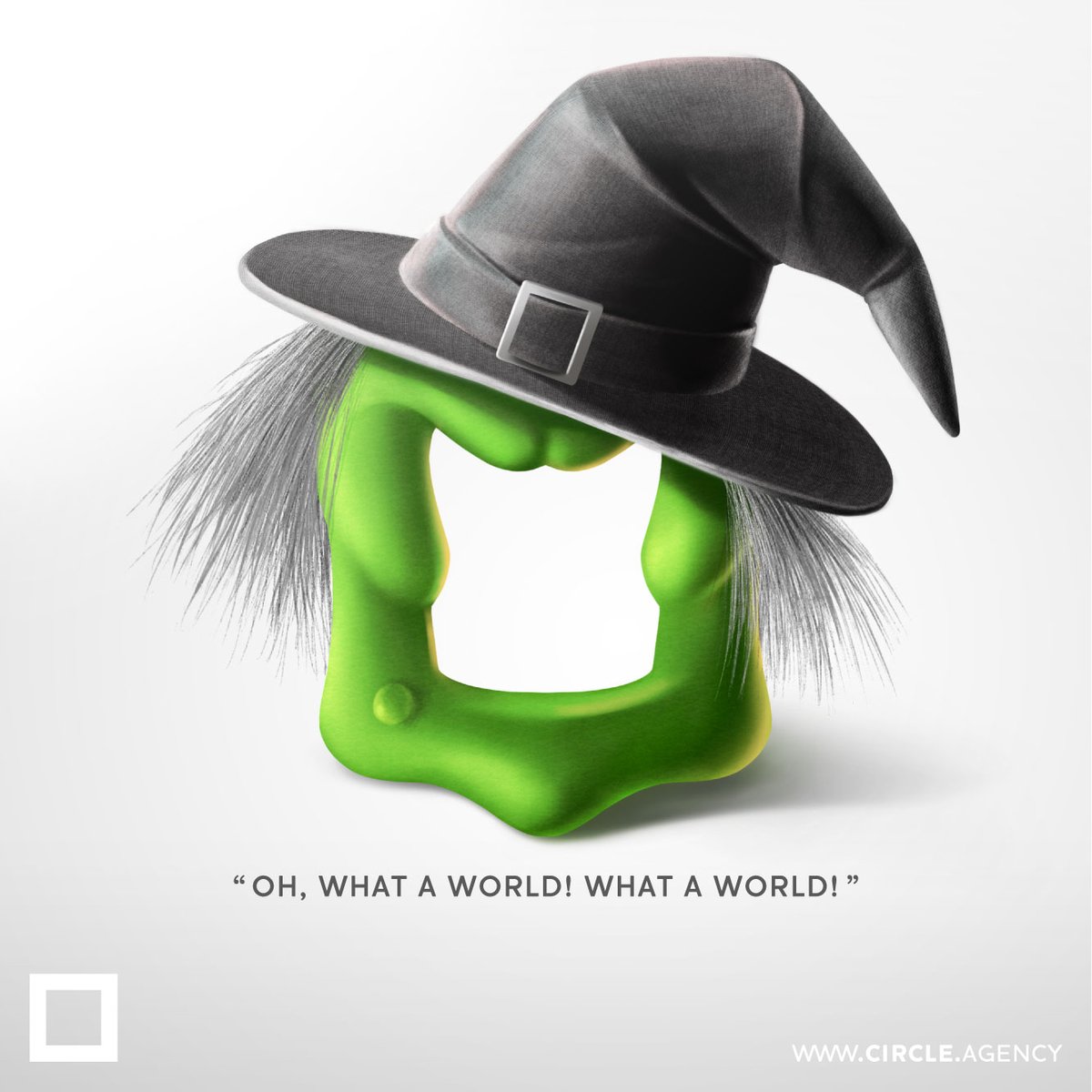 CircleChannels's tweet photo. "Oh, what a world! What a world!"
Can you guess who’s this GREEN character? 💚 🔲
Illustrated by #CircleVisualCommunication
.
#CircleAgency #circle #branding #digitalagency #creativeagency #illustrationdaily #halloween2020 #halloween #Halloweencharacters #happyhalloween https://t.co/23LeRLnnNE
