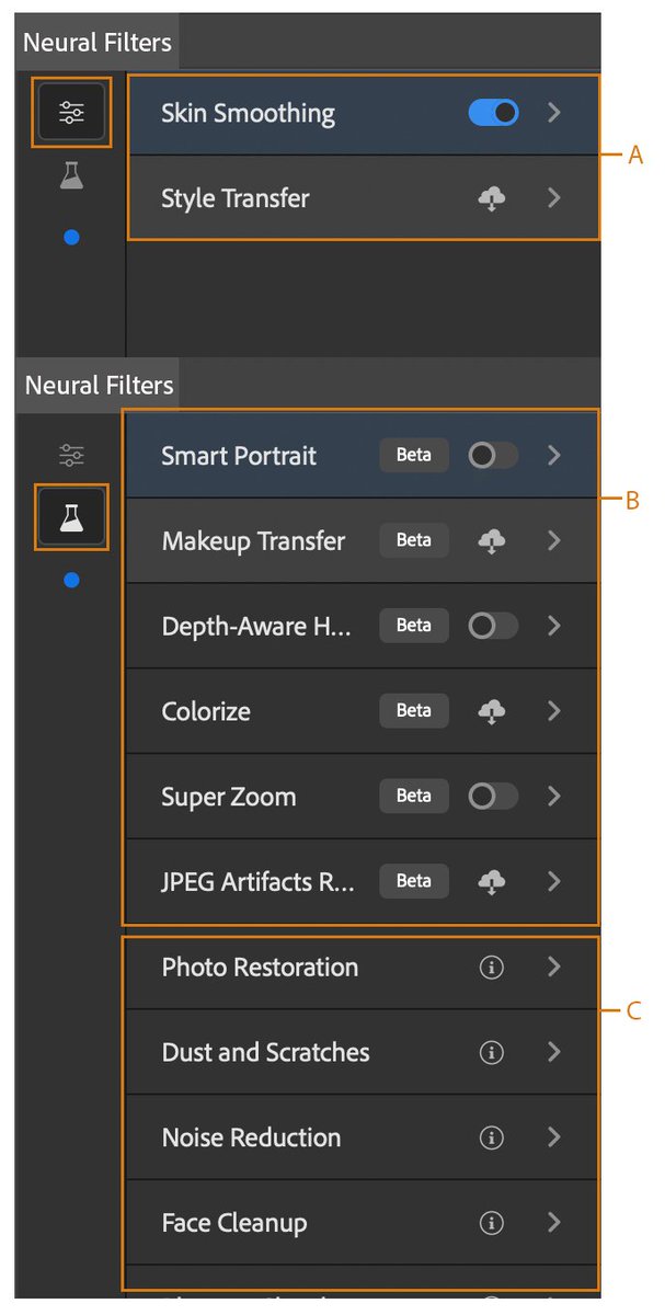 Sketch_Turner's tweet image. В новом Фотошопе выкатили такую пачку обновлений на основе работы нейросетей, что скоро для лайтовой ретуши даже профи не нужно будет быть — тупо ползунки двигай.

#NeuralFilters #Photoshop