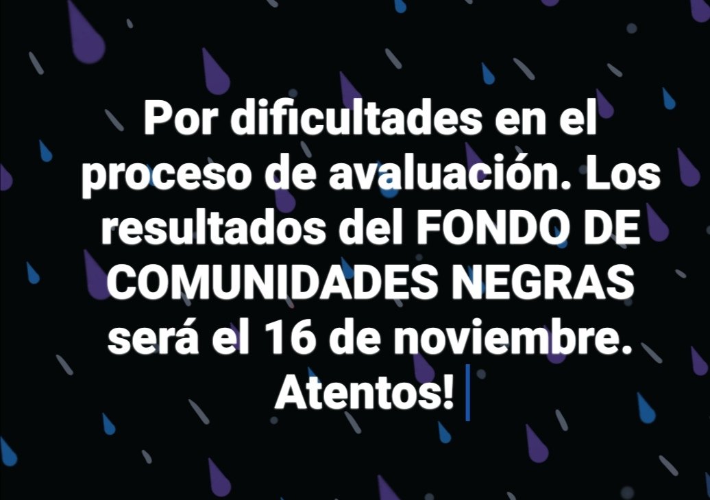 CesarCabezas_'s tweet photo. Información sobre los resultados del fondo educativo para las comunidades negras. https://t.co/Xqc8zDG2D9