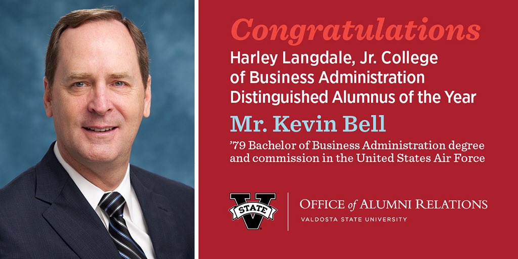 VStateAlumni's tweet photo. Join us on this wonderful Wednesday in congratulating our 2020 Distinguished Alumnus for the Harley Langdale, Jr. College of Business Administration. You can read more about Mr. Bell and his accomplishments at https://t.co/lamGvRtkGO.

#vstatealumni https://t.co/ApkElUps6D