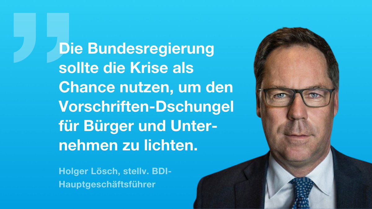 Im 📃Jahresbericht zieht der Nationale #Normenkontrollrat gemischte Bilanz zu #Bürokratieabbau &amp; #Digitalisierung der #Verwaltung. Nur in Trippelschritten schreitet die #BReg voran, analysiert der stv. #BDI-HGF @holger_loesch. Zum gesamten Statement 👉t1p.de/857t💬