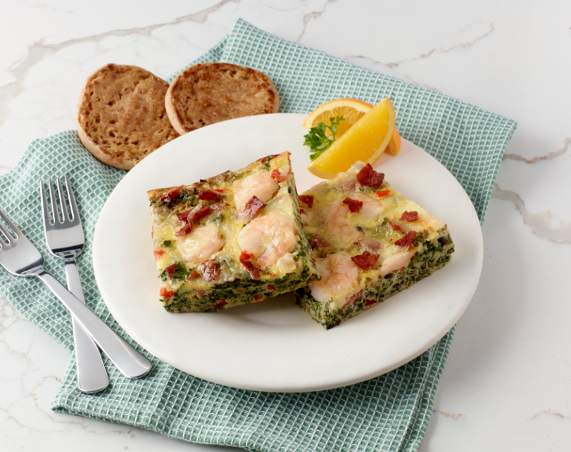 Are you ready to casse-roll into breakfast during National Pescatarian Month? Hit the snooze button on boring breakfast with this Cheesy Shrimp Breakfast Casserole ➡️ bit.ly/30k650j