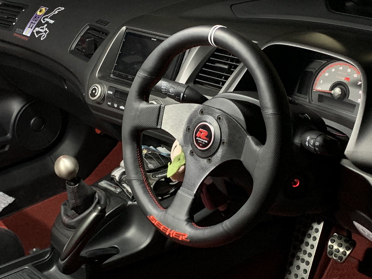 今年の仕様変更を振り返る ・SEEKERステアリング装着 ・SEEKERカーボン