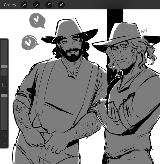 @catboyhubert @schnetzle_ ? I'm gonna doodle so much cowboy au tysm 