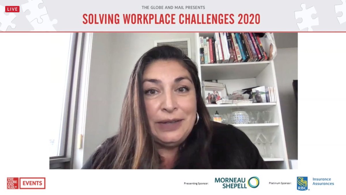 TheGlobeEvents's tweet photo. Maria Cartagena says @KiraSystems has implemented
company-wide shut down days. Since the whole business participated, it meant that upon returning to work, there weren't 500 emails for employees to reply to. @MC_bosslady #SWC20 https://t.co/KVoExWAoTI