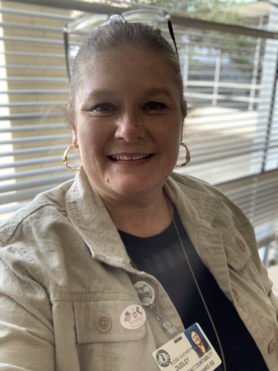 rosekd64's tweet photo. Got my vote counted this morning! ⁦@SuptMarkHenry⁩ https://t.co/rSmV15i3dS