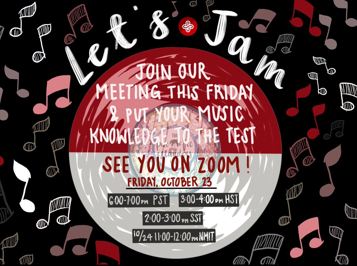 🎶LET’S BOOGEY TO THE BEAT!!🎶

🎵Please NOTE that our next meeting is playing on October 23rd! Join us as we rock &amp; roll in some FUN activities! 

🤩We also have a special surprise for y’all, one of our board members will be singing a song! Come &amp; find out who will be singing!