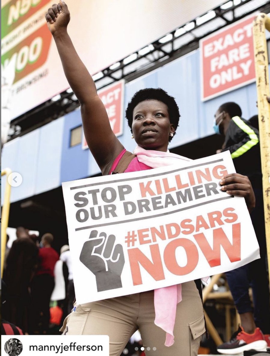 The Global Goals stand in solidarity with people fighting for justice the world over. Everyone should be able to exercise their fundamental right to a peaceful protest. 

These photos were taken by Nigerian photographer <a href="/mannyjefferson/">manny jefferson</a> at an #EndSARS protest last week.

 #Goal16